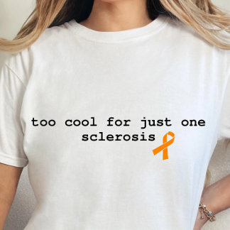 många sclerosis-krigare T, lustigt medvetande T Shirt