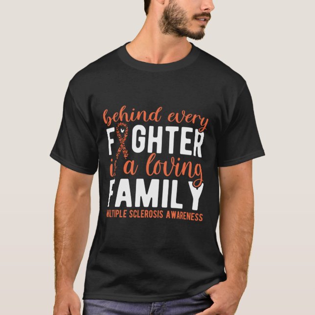 Många Sclerosis Support Squad T Shirt (Framsida)