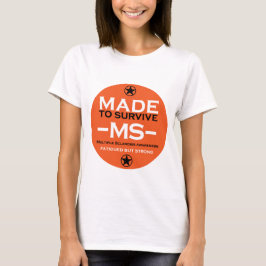 många sclerosis Survivor Support Awareness Gift T Shirt