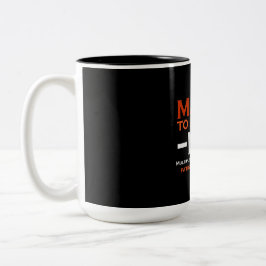 många sclerosis Survivor Support Awareness Gift Två-Tonad Mugg