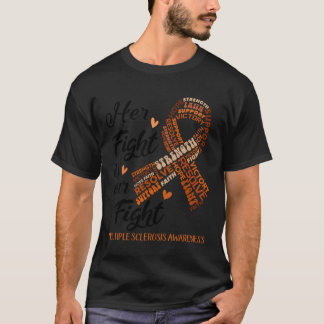 Många Sclerosis Warrior17 T Shirt