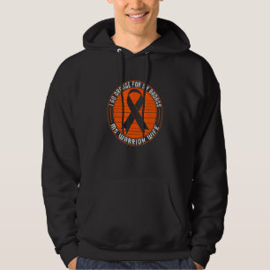 Många Sclerosis Warrior Orange Ribbon M Hoodie