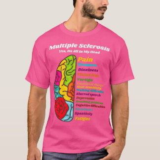 Många SclerosisJa allt i mitt huvud T Shirt