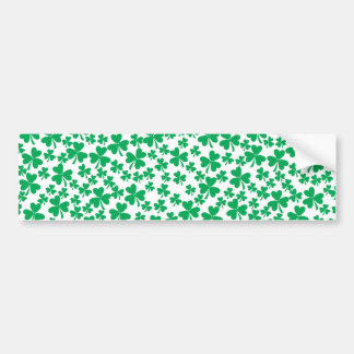 Många Shamrocks Bildekal