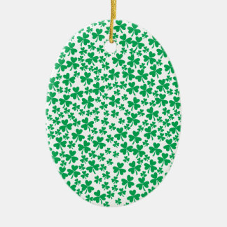 Många Shamrocks Julgransprydnad Keramik