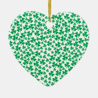 Många Shamrocks Julgransprydnad Keramik