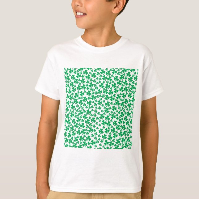 Många Shamrocks Tee Shirt (Framsida)