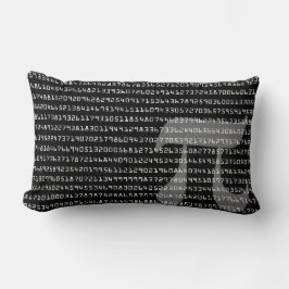 Många siffror av Pi Mathematical Constant Lumba Lumbarkudde