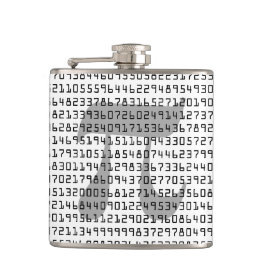 Många siffror i Pi-matematisk konstant Fickplunta