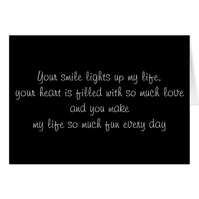 MÅNGA SKÄL: "JAG KÄRLEK ER!" VARJE TIDSKORT KÄRLEK HÄLSNINGSKORT (Framsidan Horizontal)