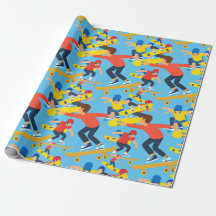 Många skateboarders