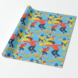 Många skateboarders presentpapper