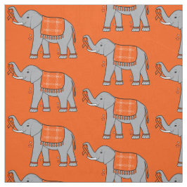 Många skleros Elephant of Awareness and Hope Tyg