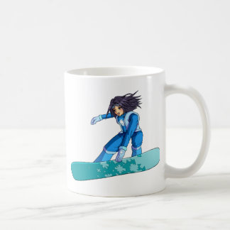 Manga Snowboarder Girl Kaffemugg