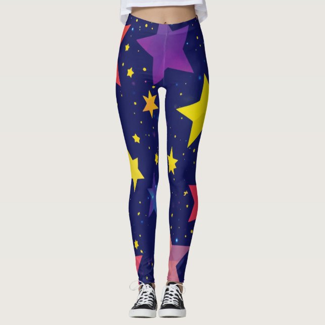 många stjärnor leggings (Framsida)