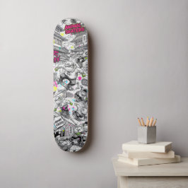 Manga Style Japanese Art for Skateboard & Stickers