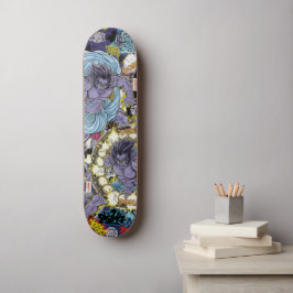 Manga Style Japanese Art for Skateboard & Stickers