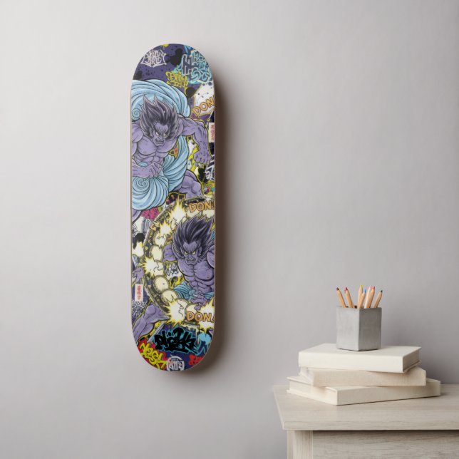 Manga Style Japanese Art for Skateboard & Stickers (Väggkonst)