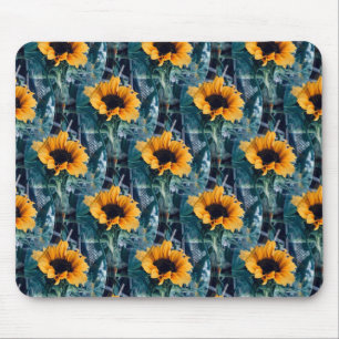 Många Sunny-blommor.... Musmatta