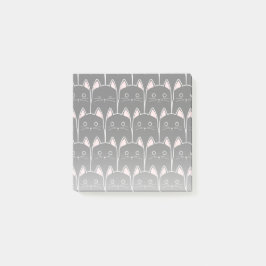 Många Svarta katter Mönster Post-it Block