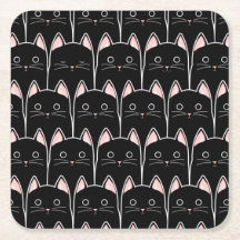 Många Svarta katter Mönster