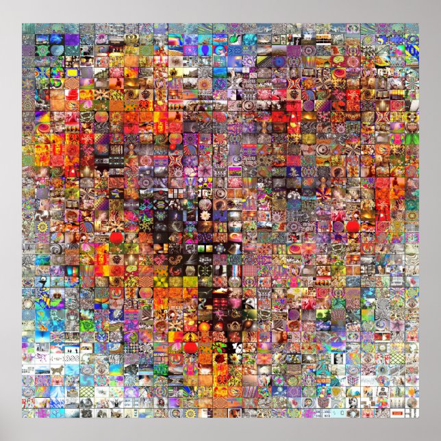 Många synpunkter Ett hjärta ett kärlek Poster (Framsidan)