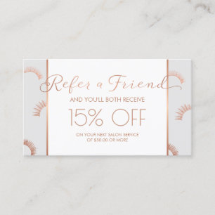 Många tankesmedjor av lash Salon Grått/Ro Guld Rabattkort
