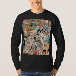 Manga Tecknad Strips Universal Långärmad T-Shirt