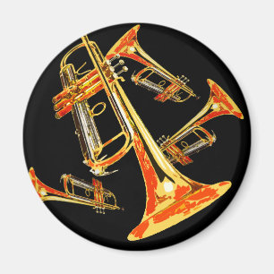 Många Trumpets Magnet