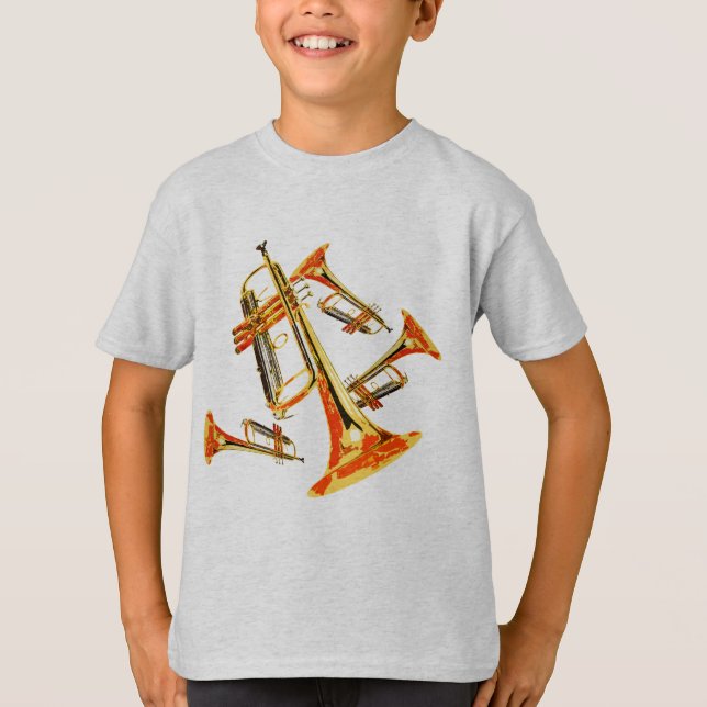 Många Trumpets T-shirt (Framsida)