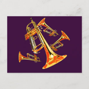 Många Trumpets Vykort