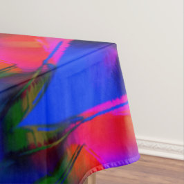 Många tvinnade fyrkanter med färgfulla "penseldrag