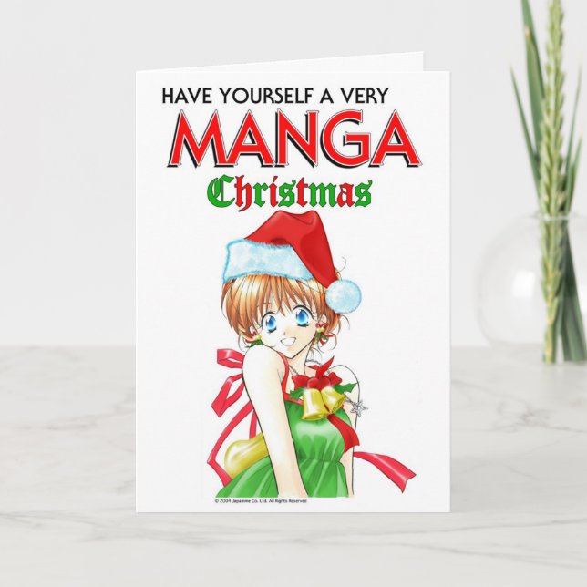 Manga Universiteten 2021 Manga-julkort Helgkort (Framsida)