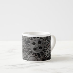 Många utrustar gammal rostig metall, eller espressomugg