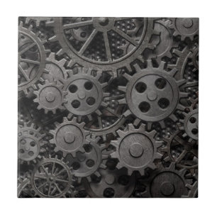 Många utrustar gammal rostig metall, eller kakelplatta