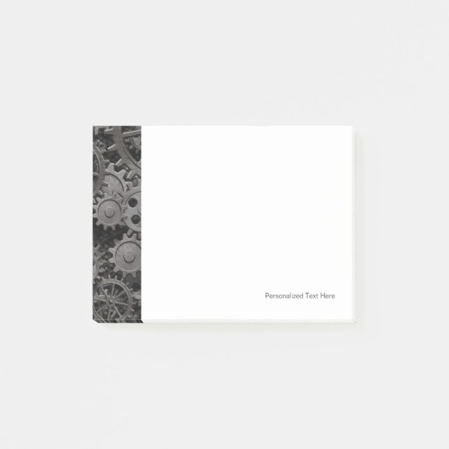 Många utrustar gammal rostig metall, eller post-it block (Framsida)