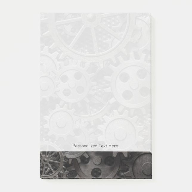 Många utrustar gammal rostig metall, eller post-it block (Framsida)