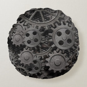 Många utrustar gammal rostig metall, eller rund kudde