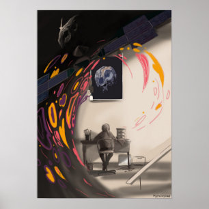 Många varar besvärad affischen poster