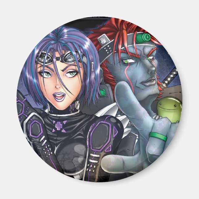 Manga Warriors Magnet (Framsidan)