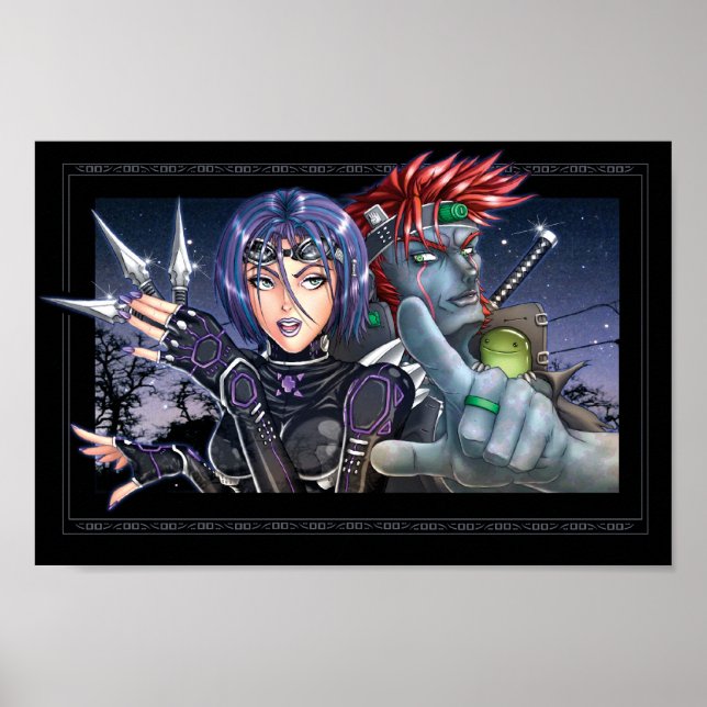 Manga Warriors Poster (Framsidan)