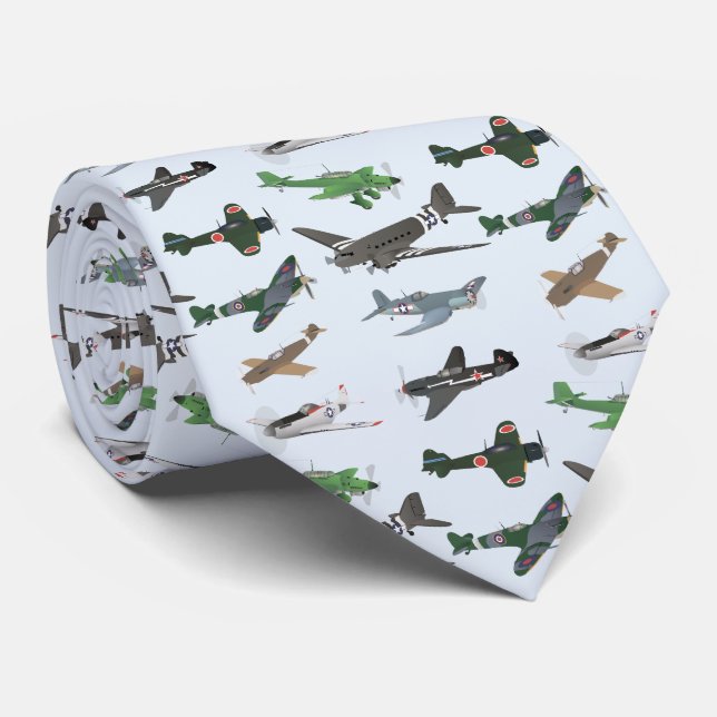 Många WW2-flygplan Mönster Slips (Rullad)