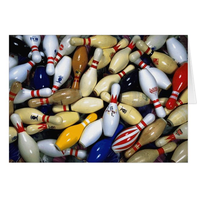 MångaBowling Stift Hälsningskort (Framsidan Horizontal)