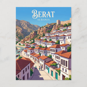 Mangalem-distriktet (1 000 fönster) Albanien Vykort