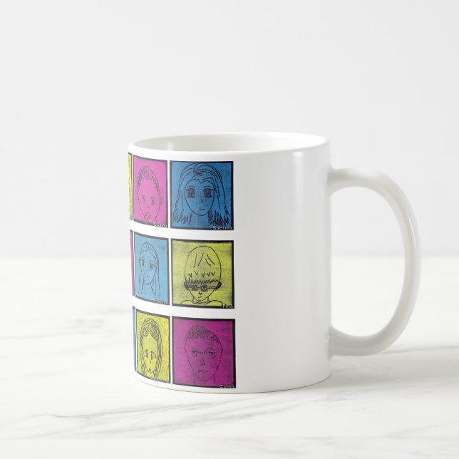 Mangas serie 6 kaffemugg (Höger)