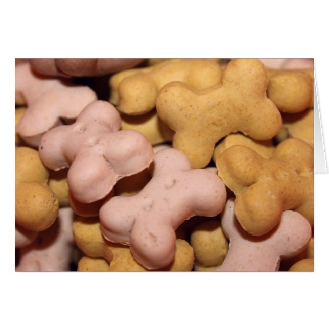 Mängder av Hund, biscuit, ben Hälsningskort (Framsidan Horizontal)
