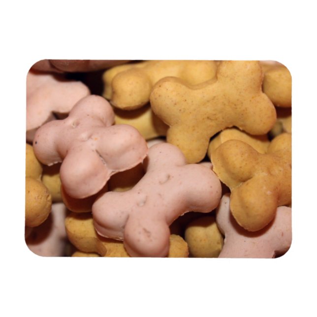 Mängder av Hund, biscuit, ben Magnet (Horisontell)
