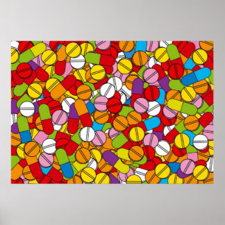 Mängder av Pills Poster