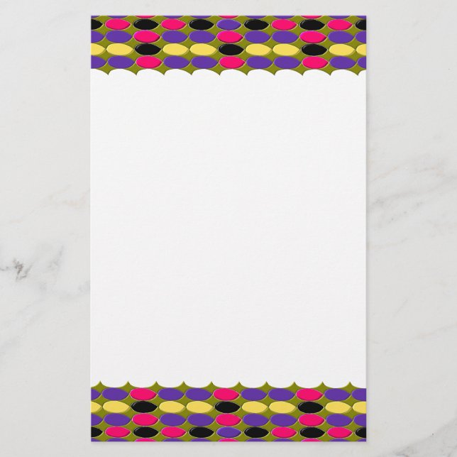 Mängder av punktuppställningar brevpapper (Framsida)