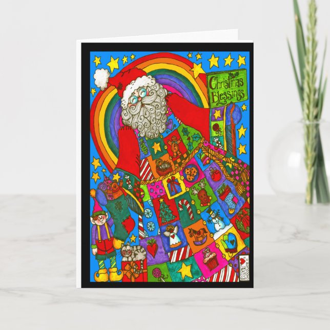 Mängder av tomtkort kort (Framsida)